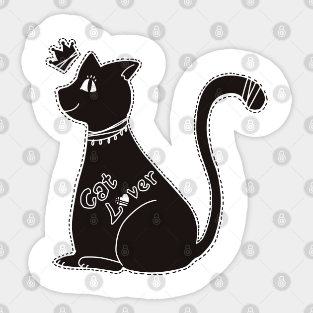 cat Sticker by Neyma Studio